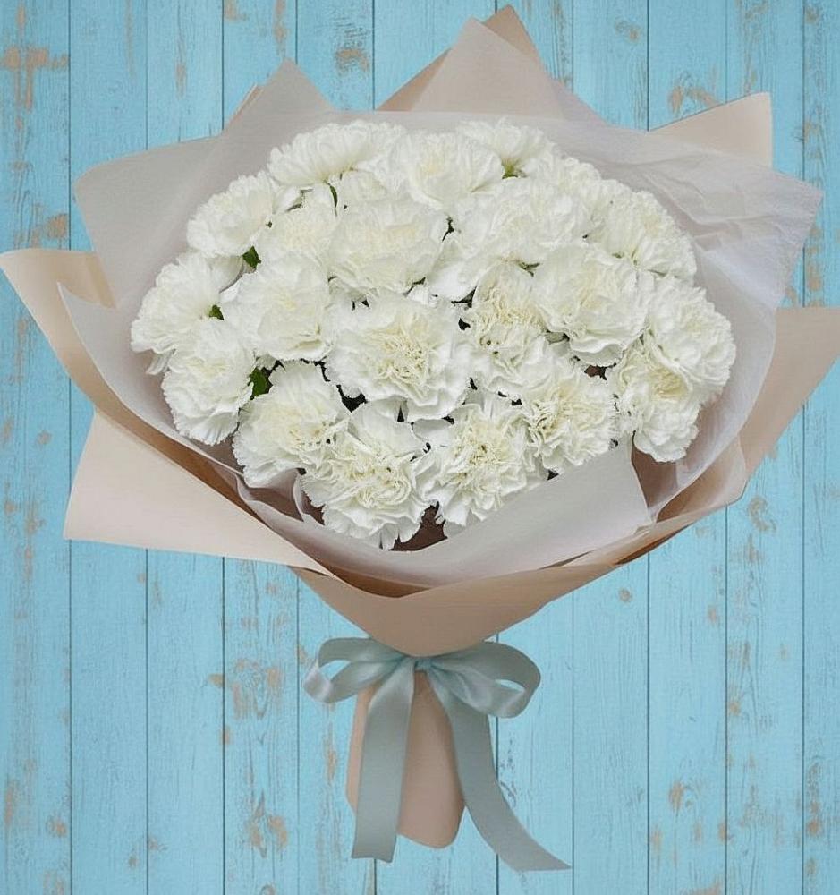 Букет цветов из: Гвоздики в Советском Республики Марий Эл