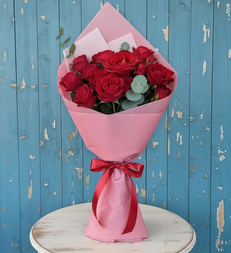 Букет цветов из: Розы в Советском Республики Марий Эл