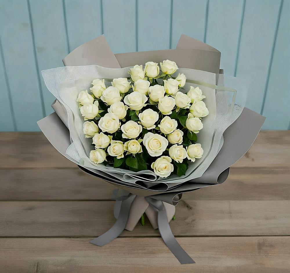 Букет Белоснежная нежность в Советском Республики Марий Эл