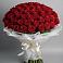 Букет 101 Красная роза Блэк Мэджик в Советском Республики Марий Эл