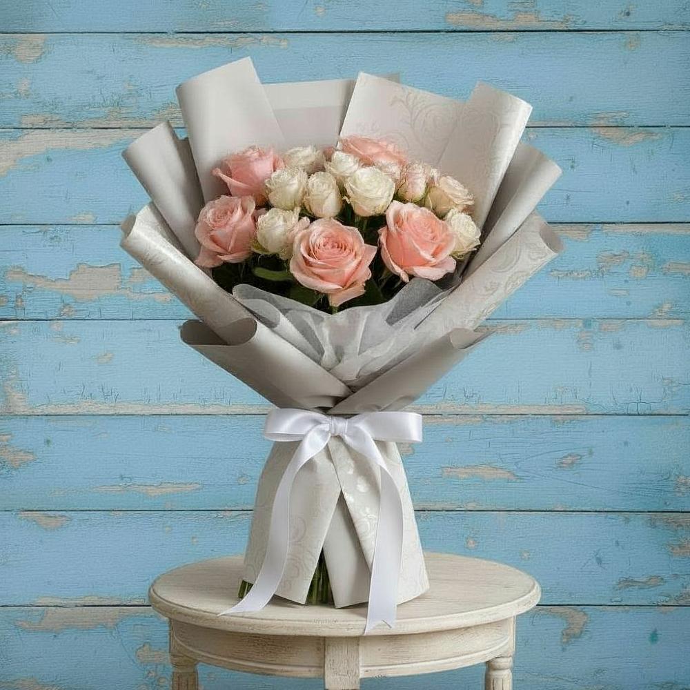 Букет цветов из: Розы в Советском Республики Марий Эл