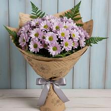 Букет цветов из:  Хризантемы в Советском Республики Марий Эл