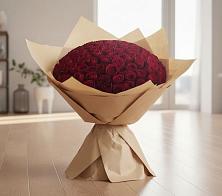 Букет 101 Красная роза в Советском Республики Марий Эл