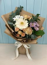 Букет цветов из:  Герберы и Хризантемы в Советском Республики Марий Эл