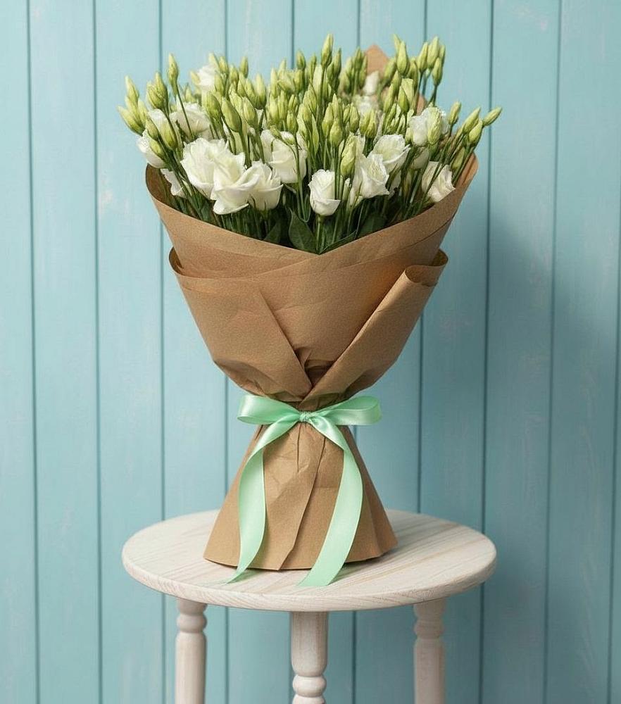 Букет цветов из: Лизиантусы в Советском Республики Марий Эл