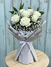 Букет цветов из:  Розы в Советском Республики Марий Эл