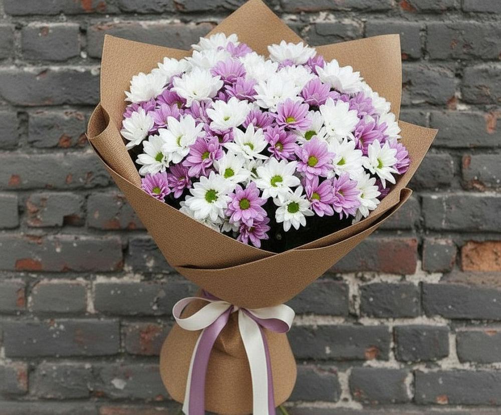 Букет цветов из: Хризантемы в Советском Республики Марий Эл