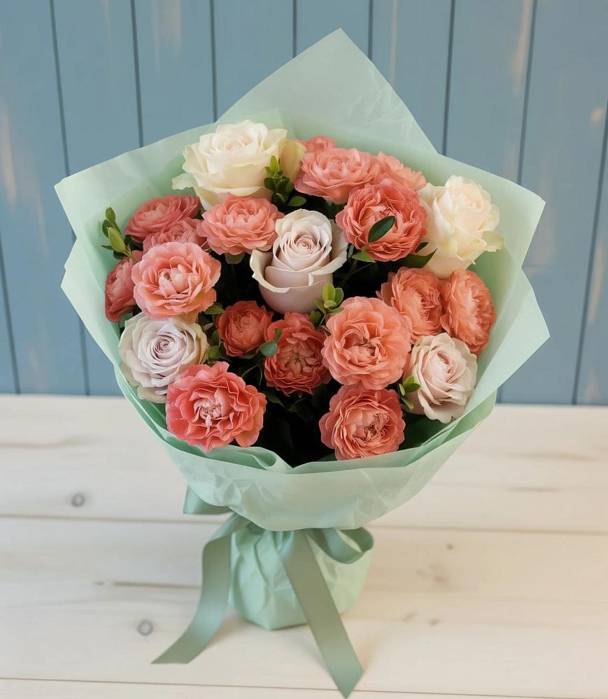 Букет цветов из: Розы в Советском Республики Марий Эл