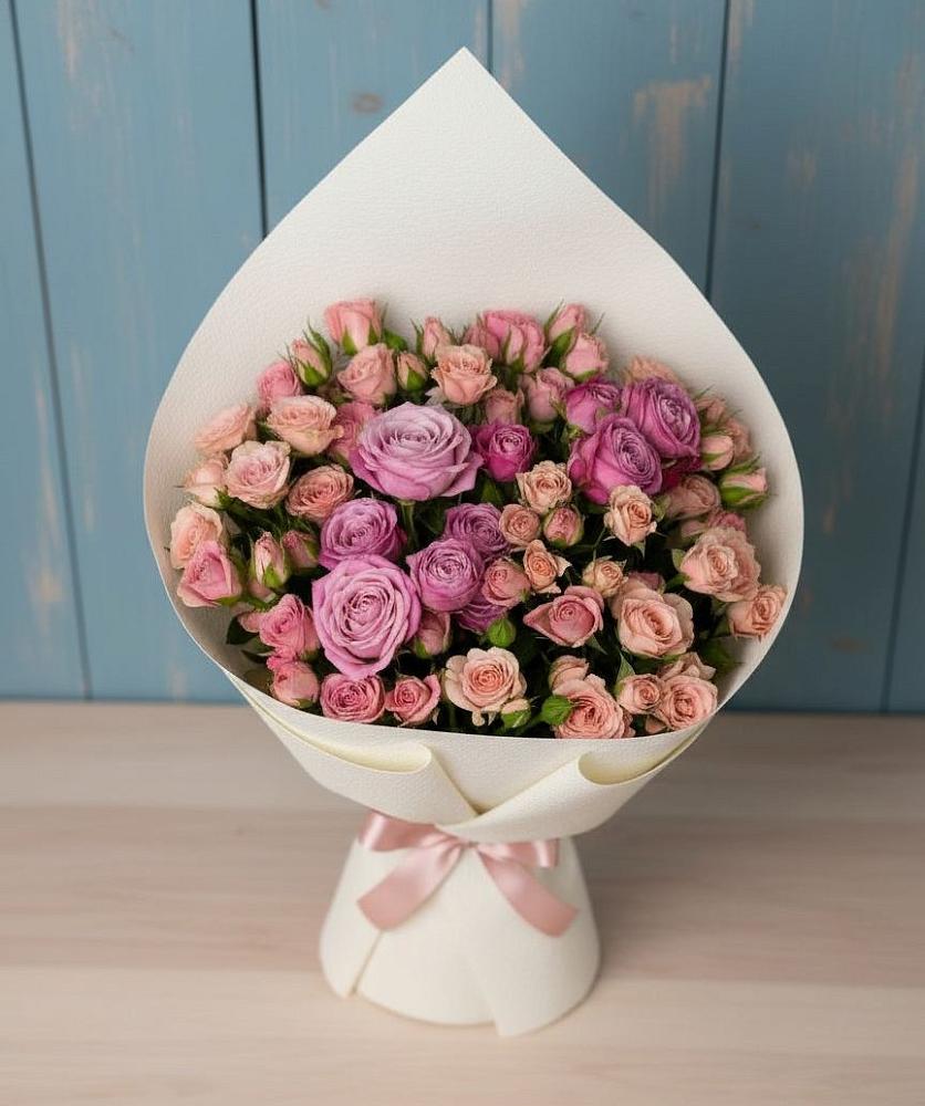 Букет цветов из: Розы в Советском Республики Марий Эл