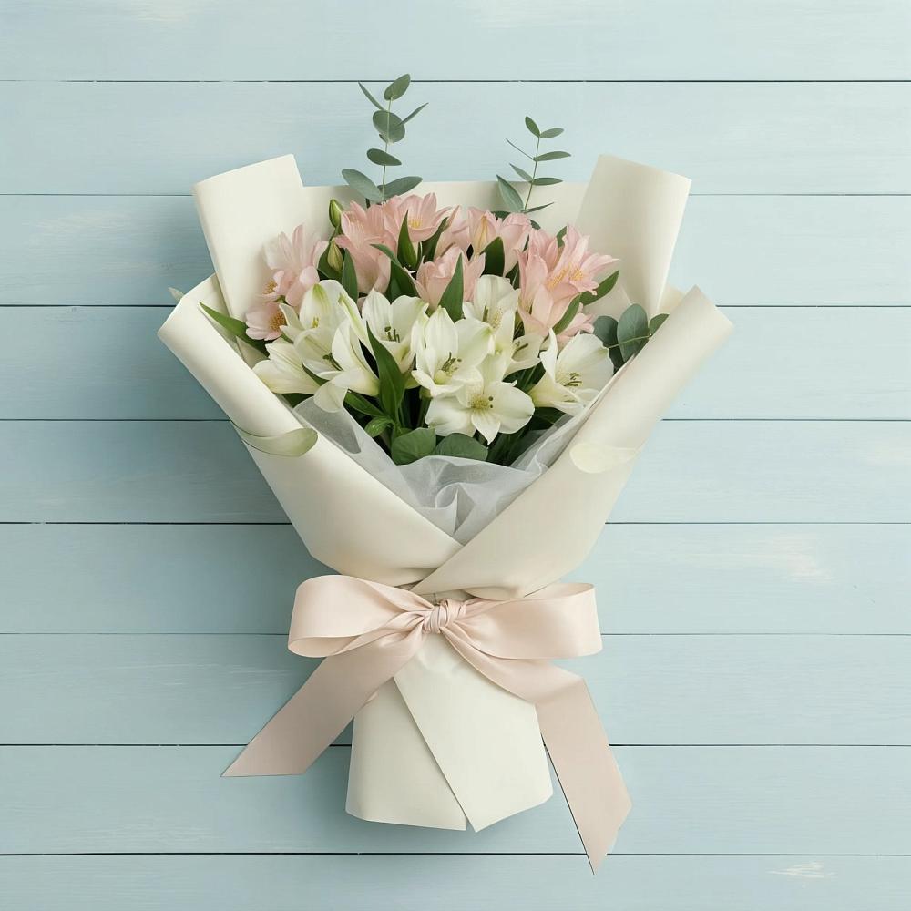 Букет цветов из: Альстромерии в Советском Республики Марий Эл