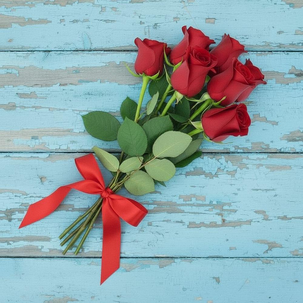 Букет Красные розы в Советском Республики Марий Эл