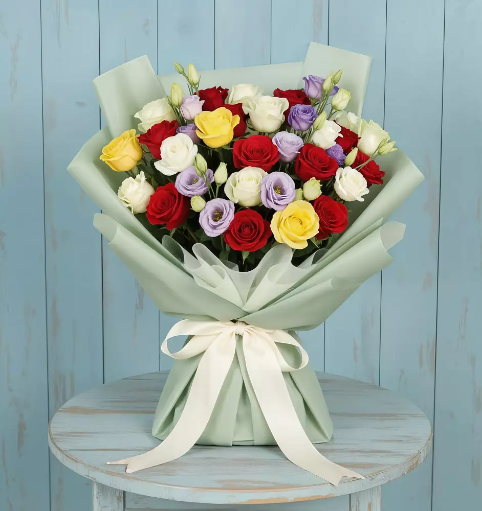 Букет цветов из: Розы в Советском Республики Марий Эл