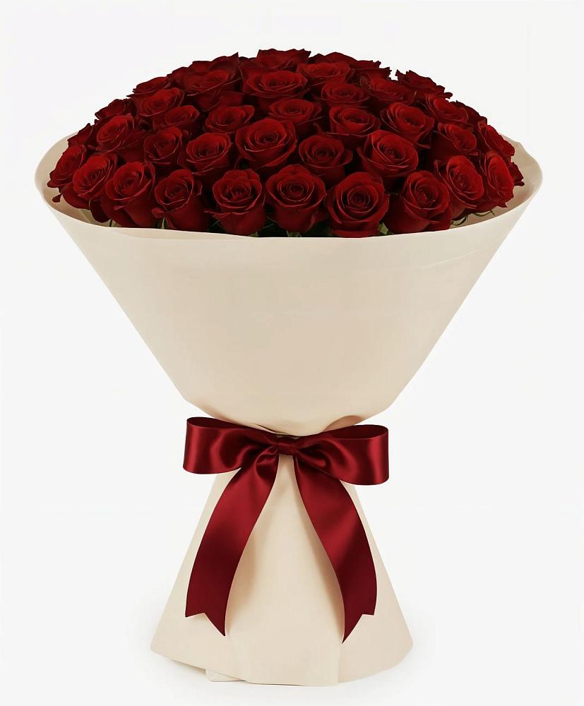 Букет 101 Бордовая роза Блэк Бакарра в Советском Республики Марий Эл