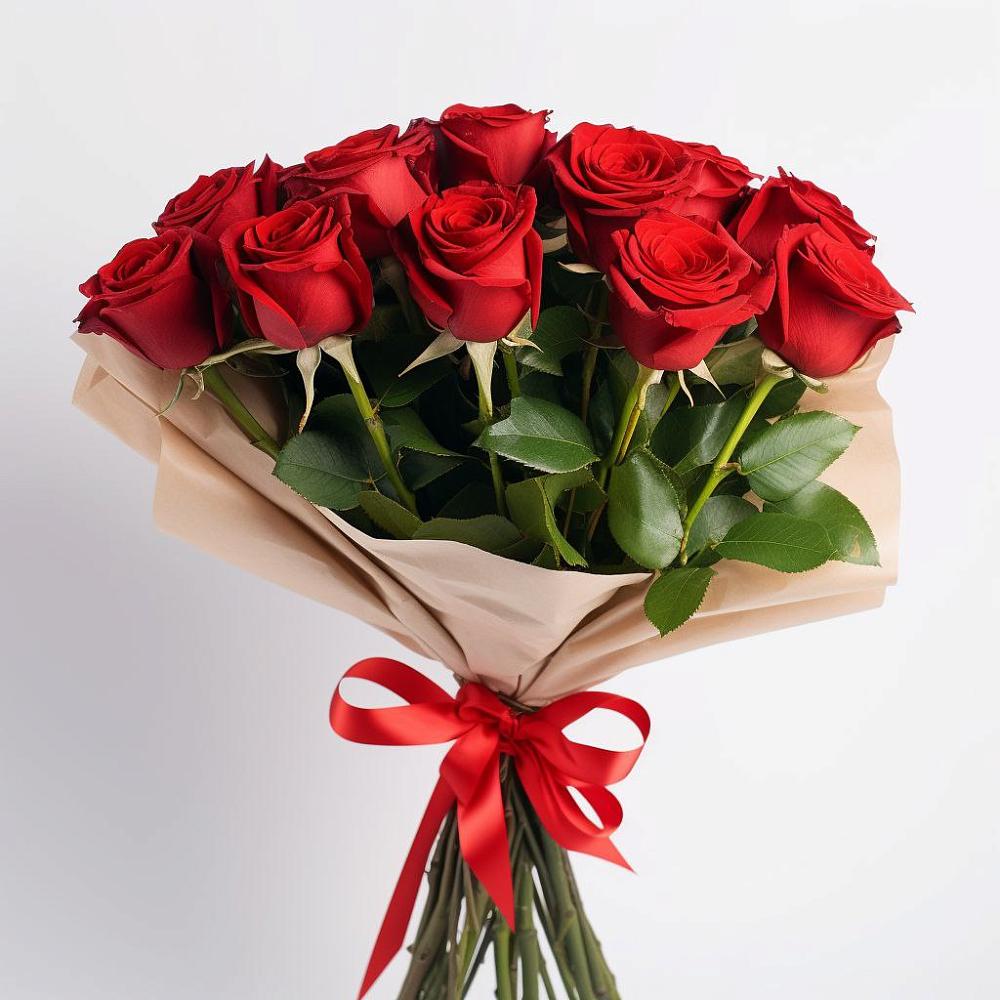 Букет 11 Красных роз Эдлесс Лав в Советском Республики Марий Эл